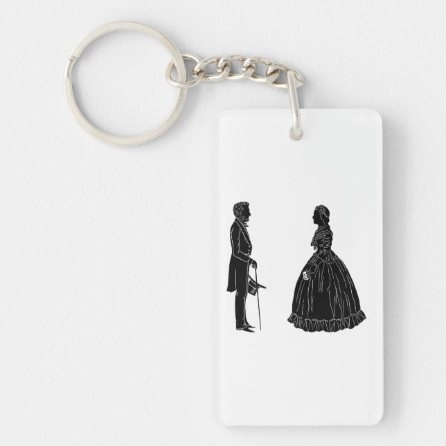abraham lincoln mary todd lincoln siluett (Framsidan)