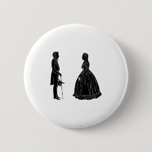 abraham lincoln mary todd lincoln siluett knapp