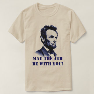 Abraham Lincoln May, 4:e med dig T-shirt