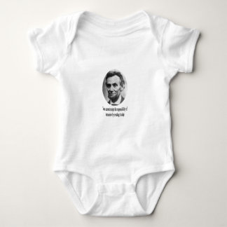 Abraham Lincoln med citationstecken Tröja