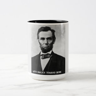 Abraham Lincoln - med Malice Toward Inga Mugg