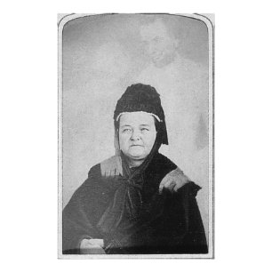 Abraham Lincoln med Mary Lincoln 1869 Fototryck