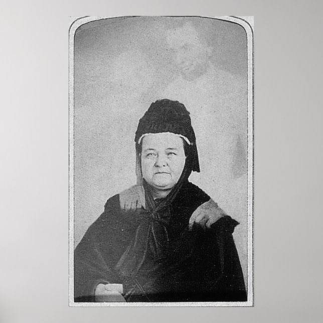 Abraham Lincoln med Mary Lincoln 1869 Poster (Framsidan)