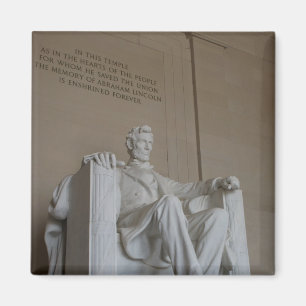Abraham Lincoln minnes- Washington DC-magnet Magnet