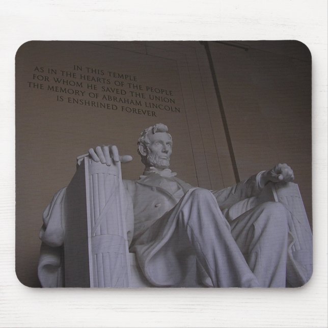 Abraham Lincoln mousepad Musmatta (Framsidan)