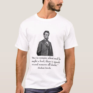 Abraham Lincoln och citationstecken T Shirt