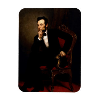 Abraham Lincoln Officiell Porträtt Magnet