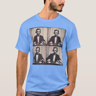 Abraham Lincoln onurntables DJ Abe Lincoln Patriot T Shirt