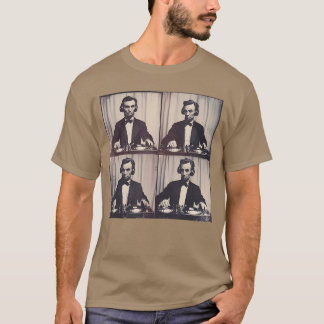 Abraham Lincoln onurntables DJ Abe Lincoln Patriot T Shirt