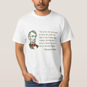 Abraham Lincoln på frihetT-tröja Tee