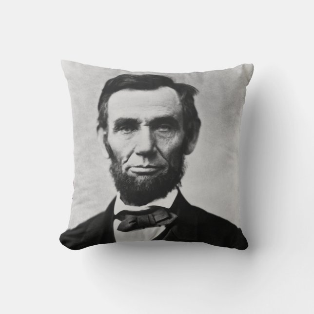 Abraham Lincoln Pillow Kudde (Framsida)