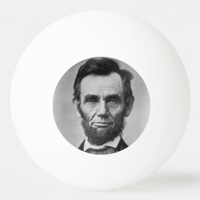 Abraham Lincoln Pingisboll (Framsidan)