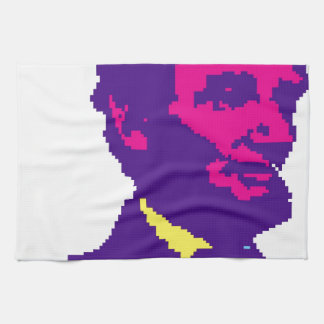 Abraham Lincoln Pixelated Kökshandduk