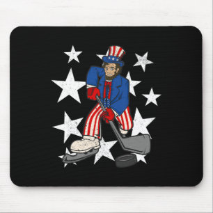 Abraham Lincoln Played Hockey Roligt 4:e juli Hoc Musmatta
