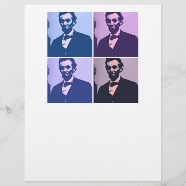 Abraham Lincoln Pop Art (Framsida)