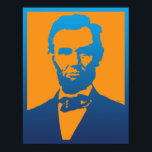 Abraham Lincoln Pop Art Poster<br><div class="desc">Njut av den här färgstarka Abraham Lincoln Pop Art digitala bilder... </div>