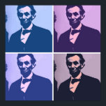 Abraham Lincoln Pop Art Poster<br><div class="desc">popup-design</div>