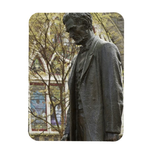 Abraham Lincoln, Portland, Oregon Magnet (Vertikal)