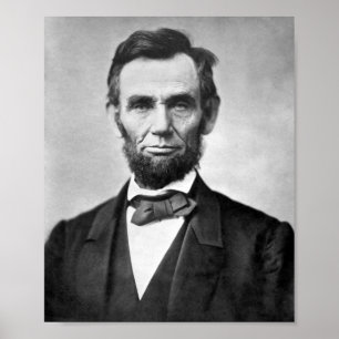 Abraham Lincoln porträtt - 1863 Poster