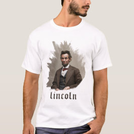 Abraham Lincoln Porträtt Art T Shirt