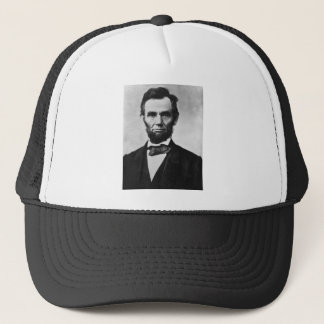 Abraham Lincoln Porträtt av Alexander Gardner Truckerkeps