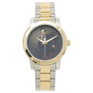 Abraham Lincoln Porträtt av George Healy Armbandsur