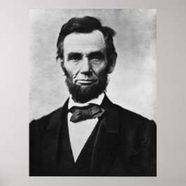 Abraham Lincoln Porträtt Poster