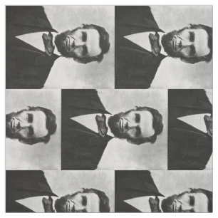 Abraham Lincoln Porträtt Tyg