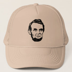 Abraham Lincoln porträtthatt Truckerkeps