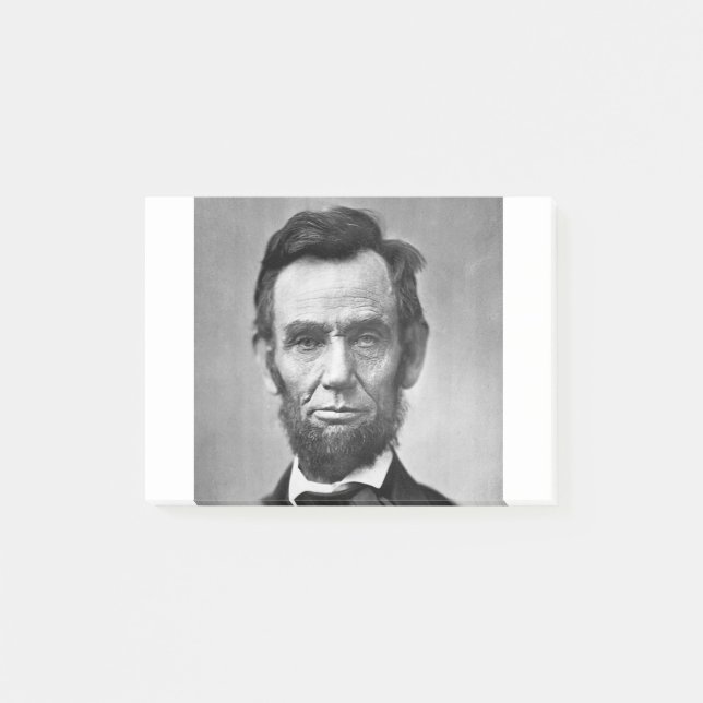 Abraham Lincoln Post-it Block (Framsida)