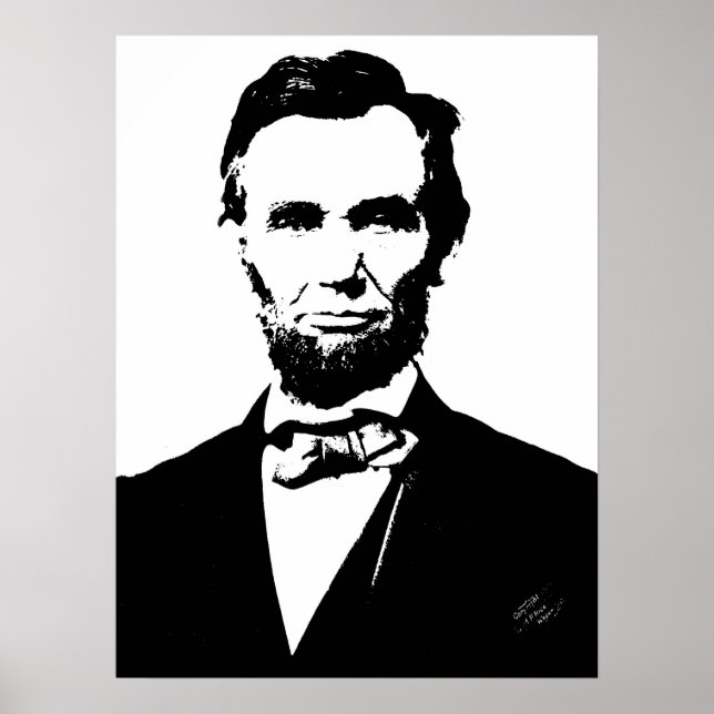 Abraham Lincoln Poster (Framsidan)