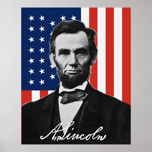 Abraham Lincoln Poster (Framsidan)
