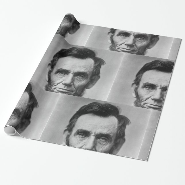 Abraham Lincoln Presentpapper (Utrullad)