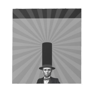 Abraham Lincoln President Mode Påstående Anteckningsblock