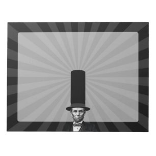 Abraham Lincoln President Mode Påstående Anteckningsblock