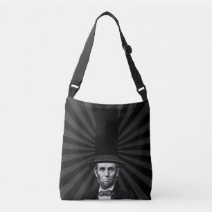 Abraham Lincoln President Mode Påstående Axelväska