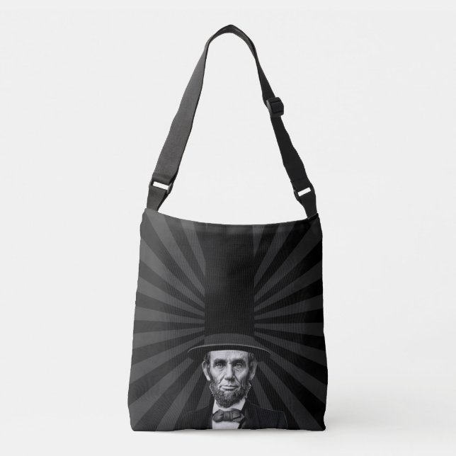 Abraham Lincoln President Mode Påstående Axelväska (Framsida)