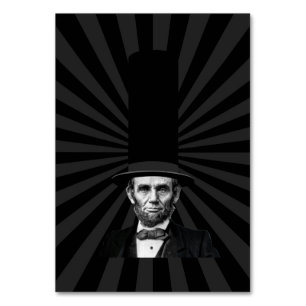 Abraham Lincoln President Mode Påstående Bordsnummer