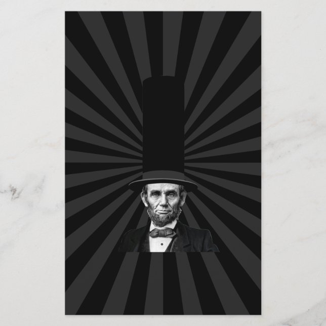 Abraham Lincoln President Mode Påstående Flygblad (Framsidan)