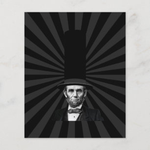 Abraham Lincoln President Mode Påstående Flygblad