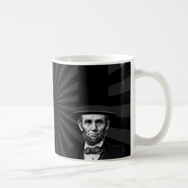 Abraham Lincoln President Mode Påstående Kaffemugg (Höger)