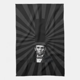 Abraham Lincoln President Mode Påstående Kökshandduk