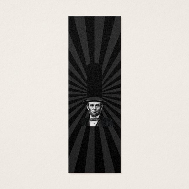 Abraham Lincoln President Mode Påstående Litet Visitkort (Framsidan)
