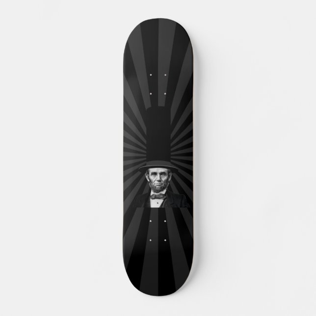 Abraham Lincoln President Mode Påstående Skateboard Bräda 19,5 Cm (Framsida)
