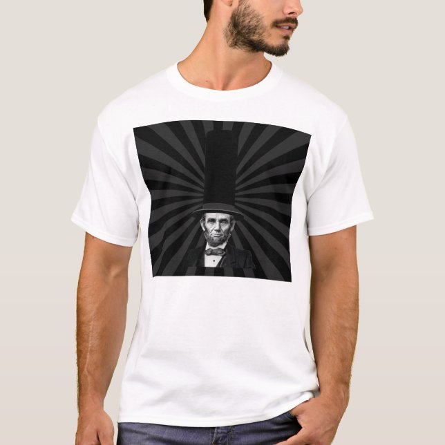 Abraham Lincoln President Mode Påstående T-shirt (Framsida)