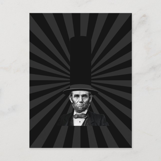 Abraham Lincoln President Mode Påstående Vykort (Framsida)