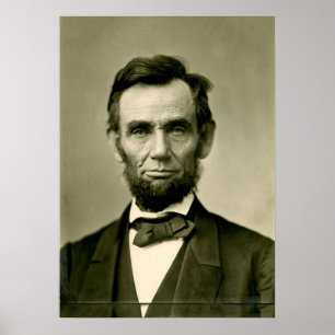 Abraham Lincoln President usa förenade stater amer Poster