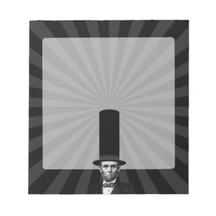 Abraham Lincoln Presidentiella Moteutsaga Anteckningsblock