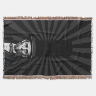 Abraham Lincoln presidents- modepåstående Filt