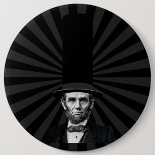 Abraham Lincoln presidents- modepåstående Knapp